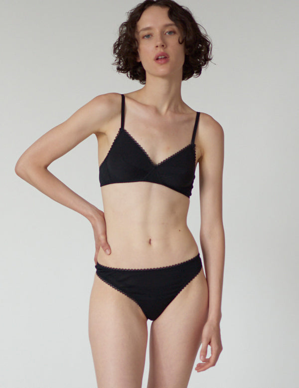 Araks Stella Thong Black Black