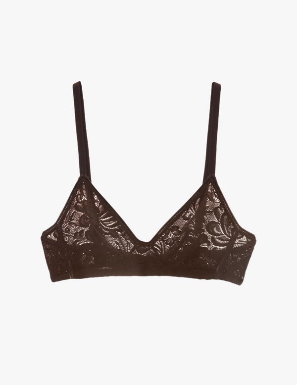 araks Tamara Bralette Carob Carob Brown