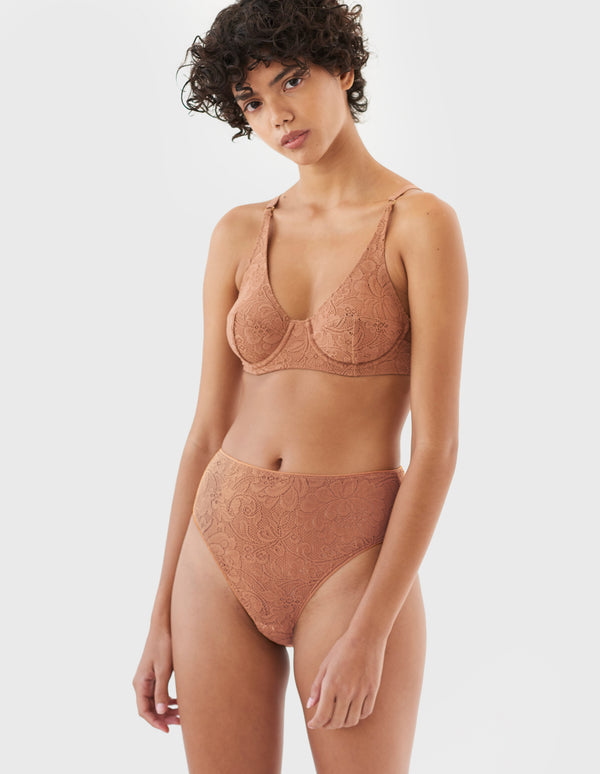 Araks Waverly Underwire Bra Honey Honey Brown