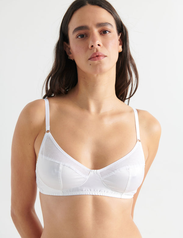 Araks Willow Bralette White White