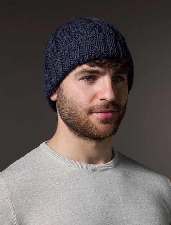 Aran Cashmere Aran Heritage Cable Wool Hat