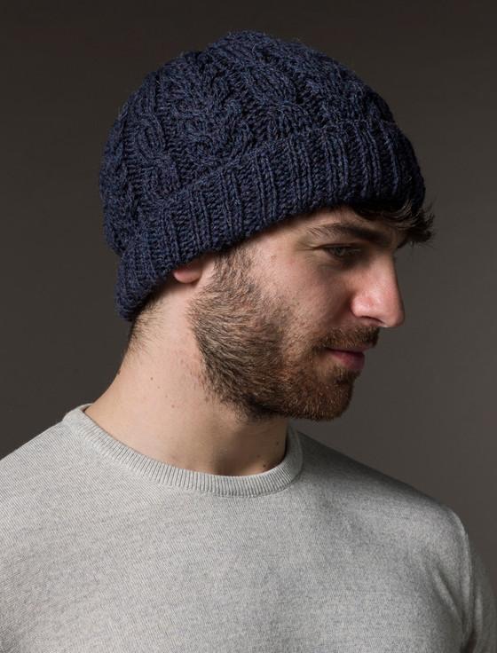 Aran Cashmere Aran Heritage Cable Wool Hat
