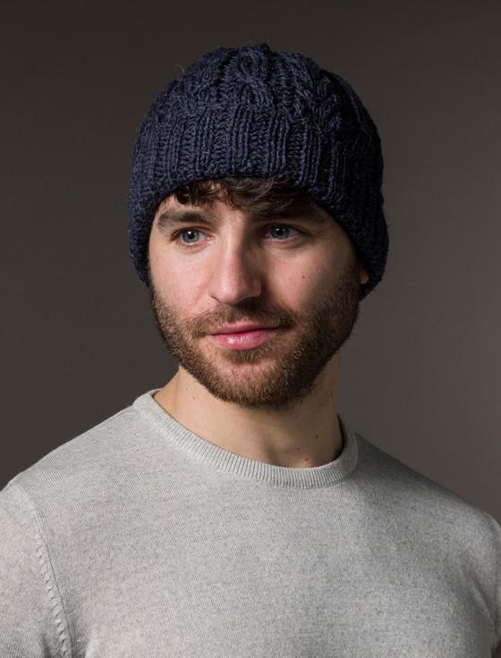 aran cashmere A‎r‎an Her‎itage Cable Wool Hat