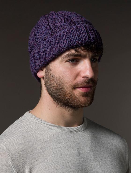 Aran Cashmere A‎‎ra‎n Heritage Cab‎le Wool Hat