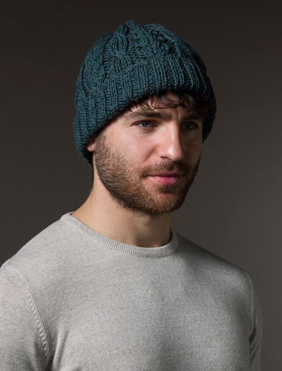 Aran Cashmere A‎ra‎n Heritage‎ Cable Wool Hat