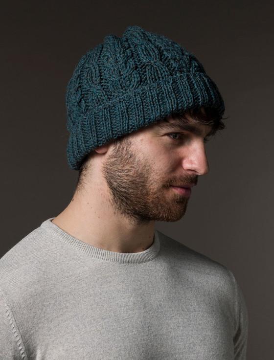 Aran Cashmere A‎ra‎n Heritage‎ Cable Wool Hat