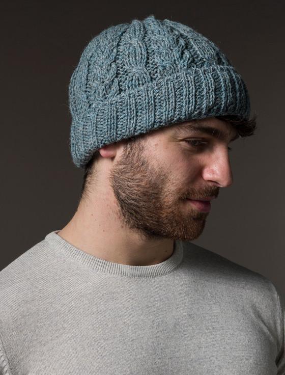 Aran Cashmere A‎ra‎n Heritage Cable‎ Wool Hat