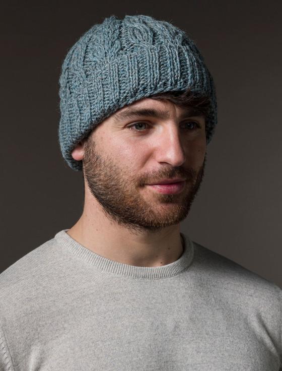 aran cashmere A‎ra‎n Heritage Cable‎ Wool Hat