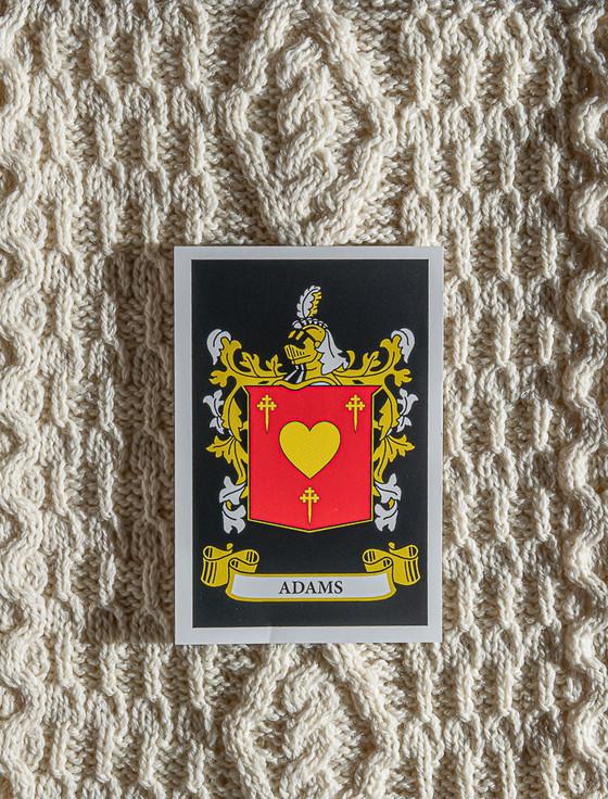 Aran Cashmere Adams Clan Aran Throw