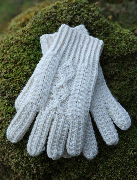 Aran Cashmere Adult Aran Gloves
