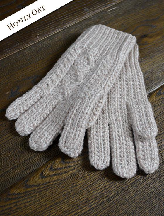 Aran Cashmere Adult Aran Gloves