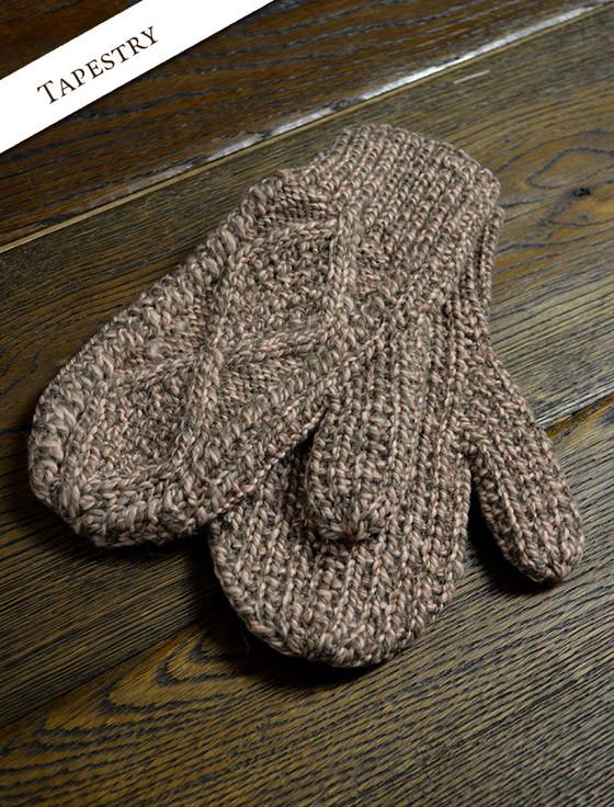 Aran Cashmere Adult Aran Mittens