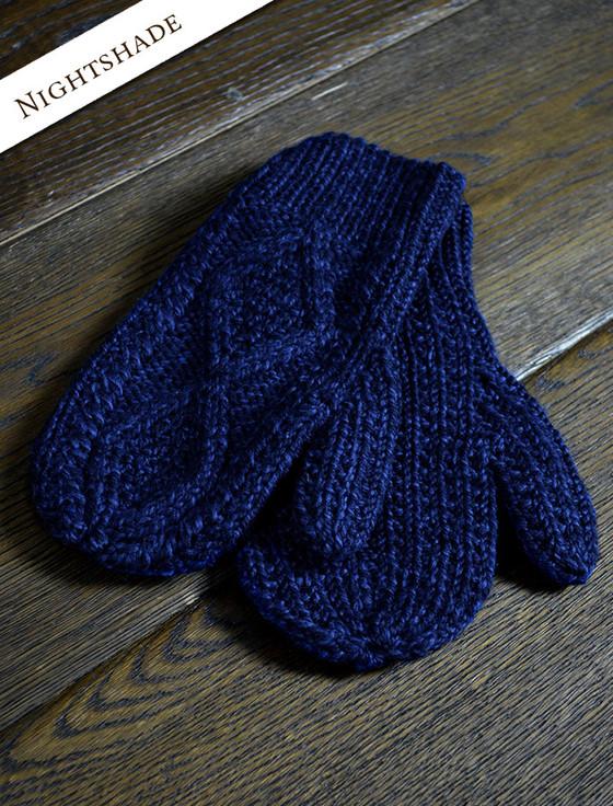 Aran Cashmere Adult Aran Mittens