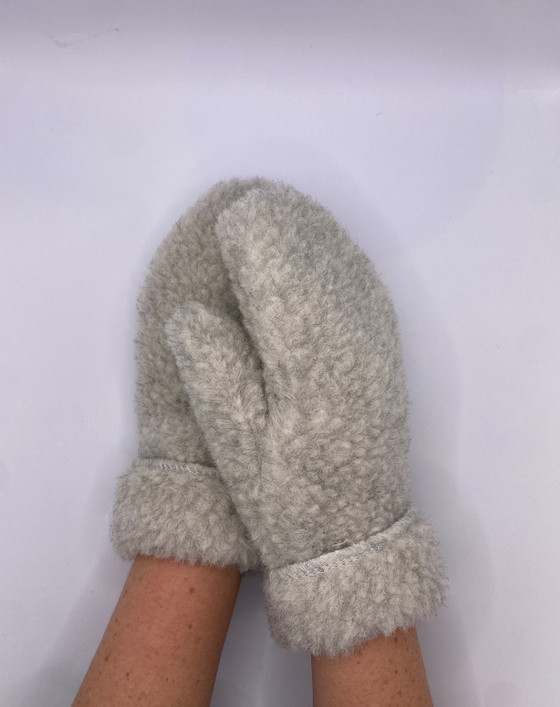 Aran Cashmere Adult Wool Mittens