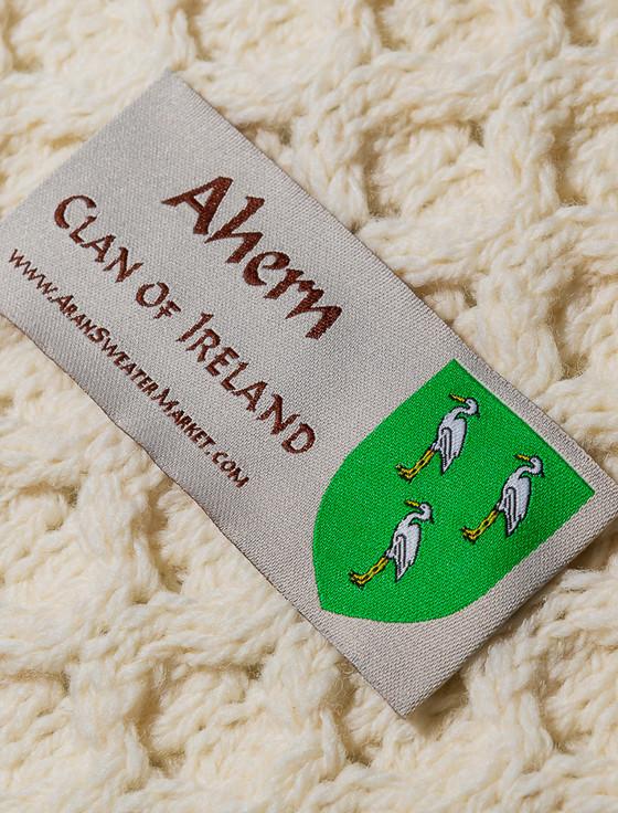 Aran Cashmere Ahern Clan Aran Bed Runner
