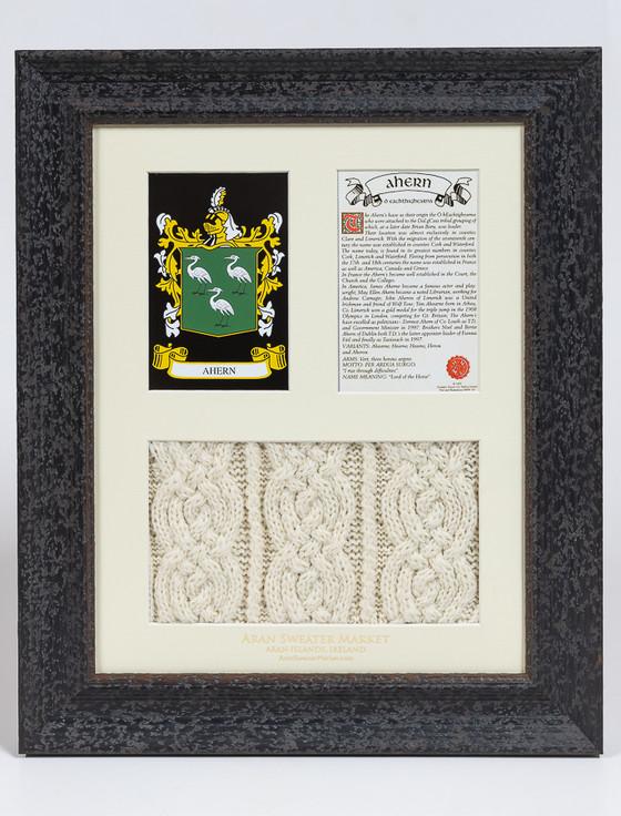 aran cashmere Ahern Clan Aran & History Display