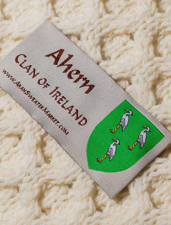 Aran Cashmere Ahern Clan Aran Throw