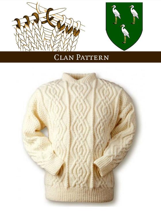 aran cashmere Ahern Knitting Pattern