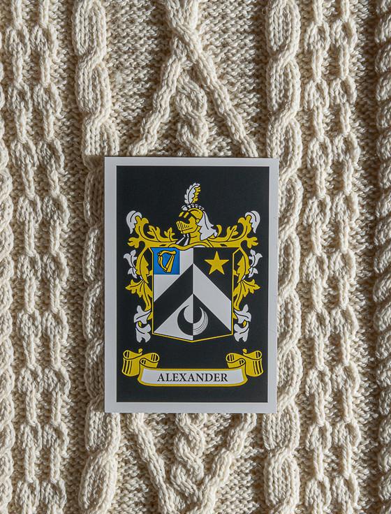 Aran Cashmere Alexander Clan Aran Throw