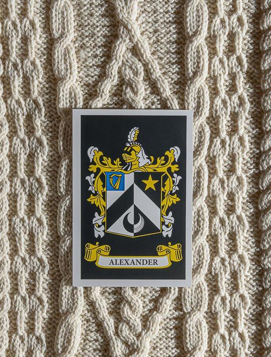 Aran Cashmere Alexander Clan Scarf