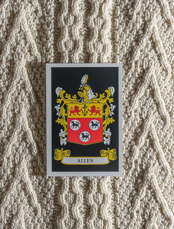 Aran Cashmere Allen Clan Aran Throw