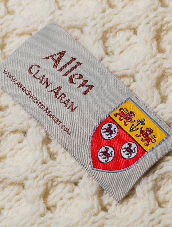 Aran Cashmere Allen Clan Aran Throw