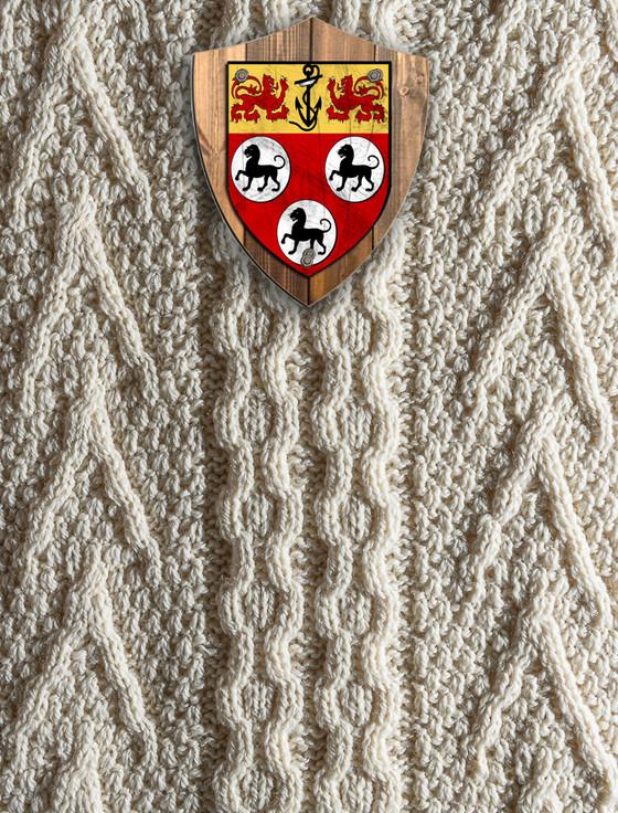 aran cashmere Allen Clan Aran Throw