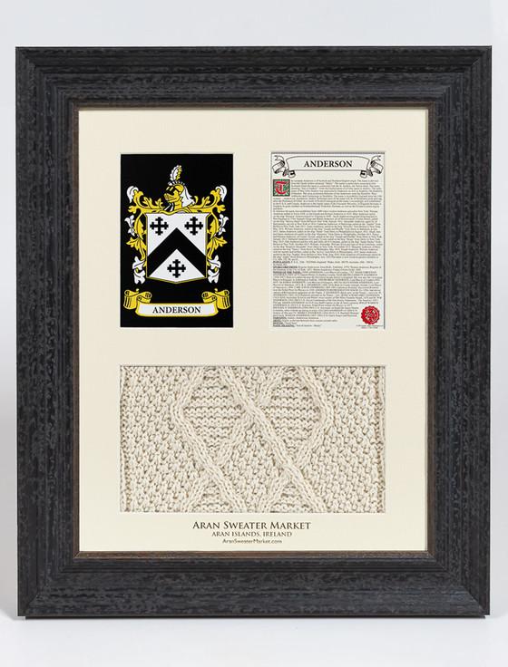 aran cashmere Anderson Clan Aran & History Display