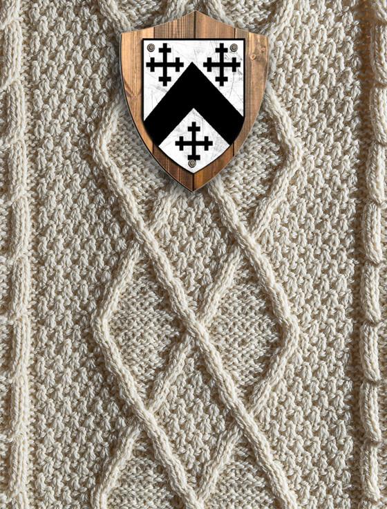 aran cashmere Anderson Clan Aran Throw