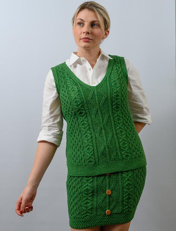 aran cashmere Aran Merino Mini Skirt