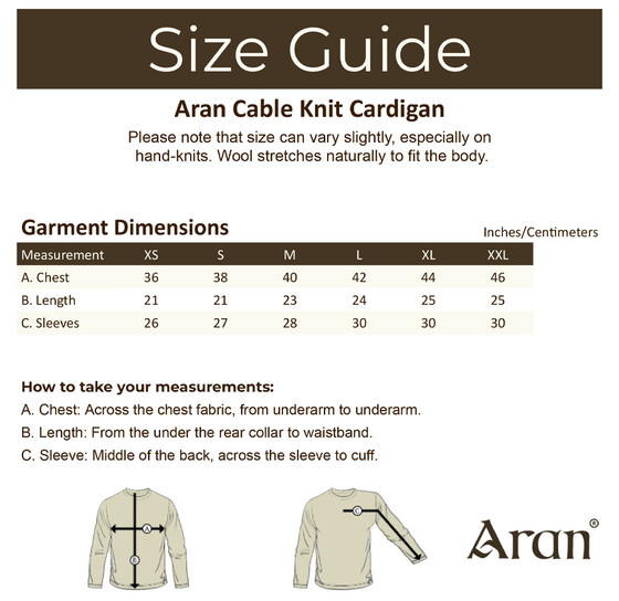 Aran Cashmere Aran Cable Knit Cardigan‎‎‎‎‎