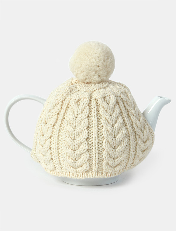 Aran Cashmere Aran Cable Knit Tea Cosy
