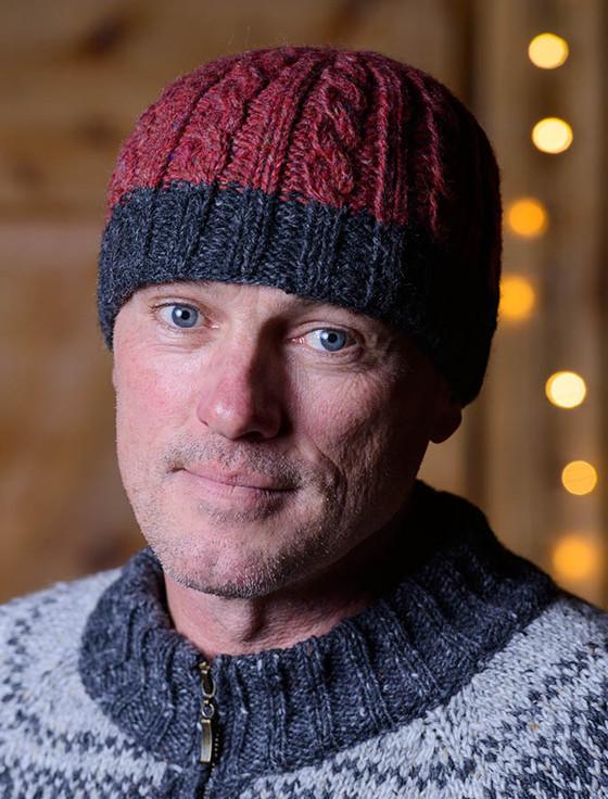 Aran Cashmere Aran Fleece Lined Beanie
