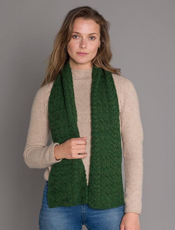 Aran Cashmere Aran Heritage Cable Scarf