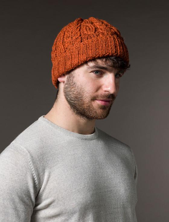 Aran Cashmere Aran Heritage Cable Wool Hat