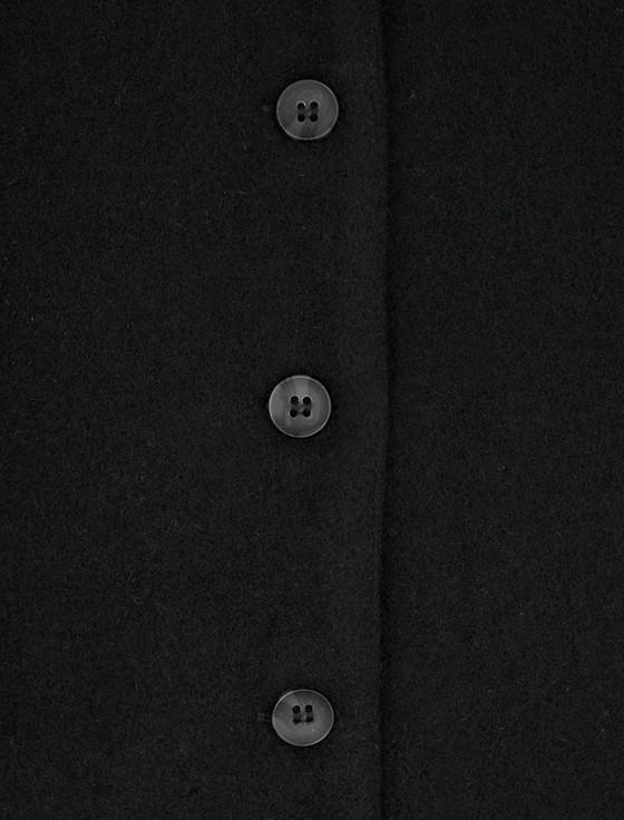Aran Cashmere Aran Island Melton Waistcoat - Black