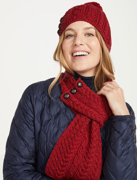 aran cashmere Aran Loop Scarf