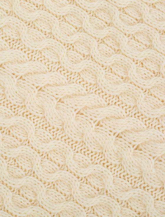 Aran Cashmere Aran Merino Wool Honeycomb Throw