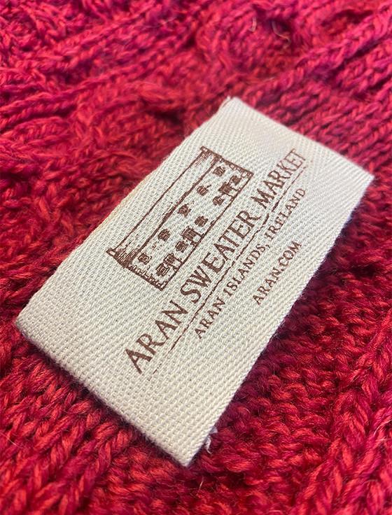 Aran Cashmere Aran Shawl Wrap With Pockets‎‎