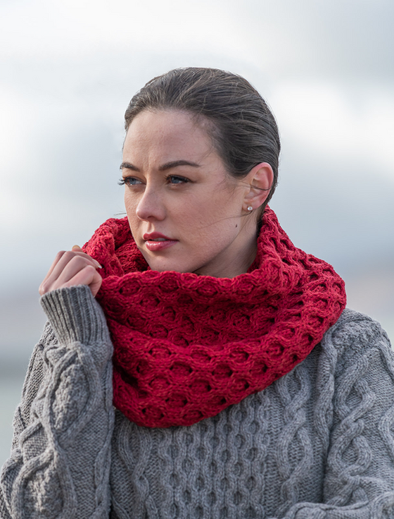 aran cashmere Aran Snood Scarf