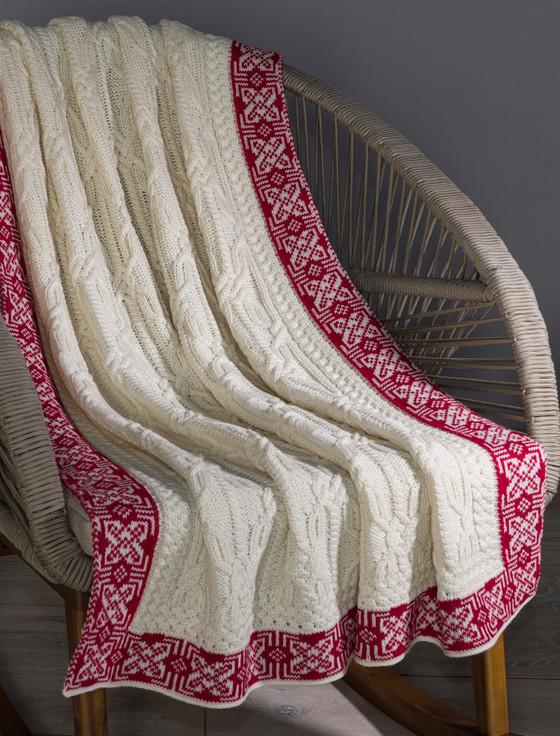 Aran Cashmere Aran Soft Jacquard Throw