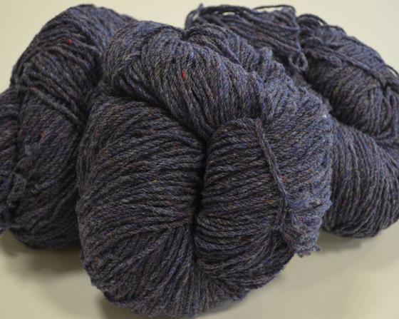 Aran Cashmere Aran Wool Knitting Hanks - Denim Mix