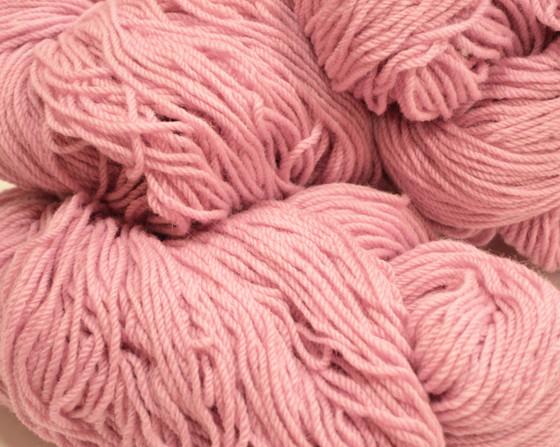 Aran Cashmere Aran Wool Knitting Hanks - Dusty Pink