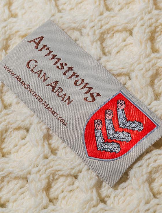 Aran Cashmere Armstrong Clan Aran Throw