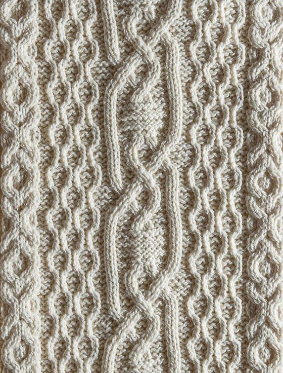 Aran Cashmere Armstrong Clan Scarf