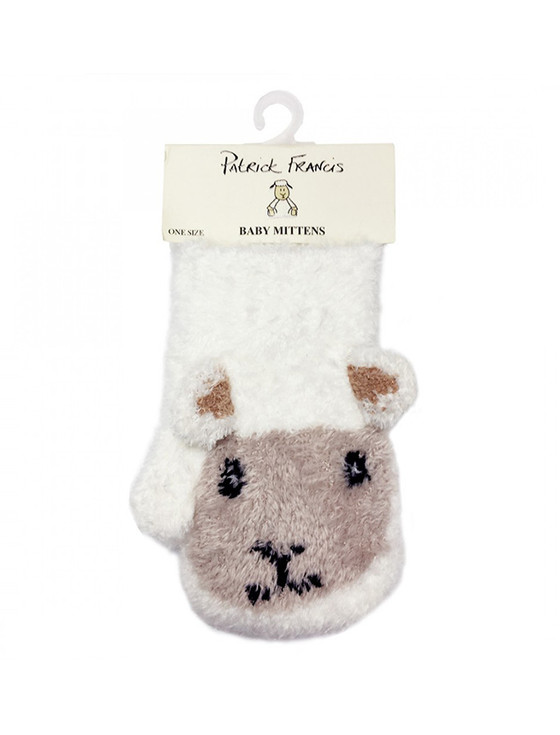 Aran Cashmere Baby Aran Sheep Mittens