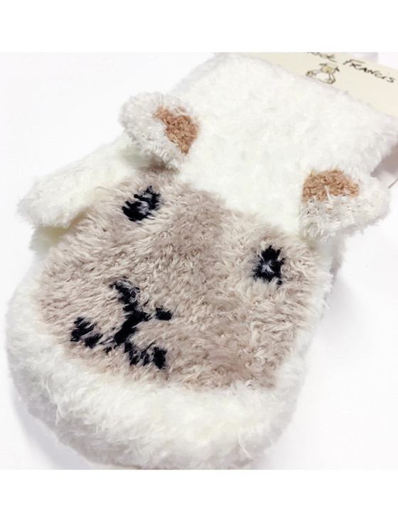Aran Cashmere Baby Aran Sheep Mittens