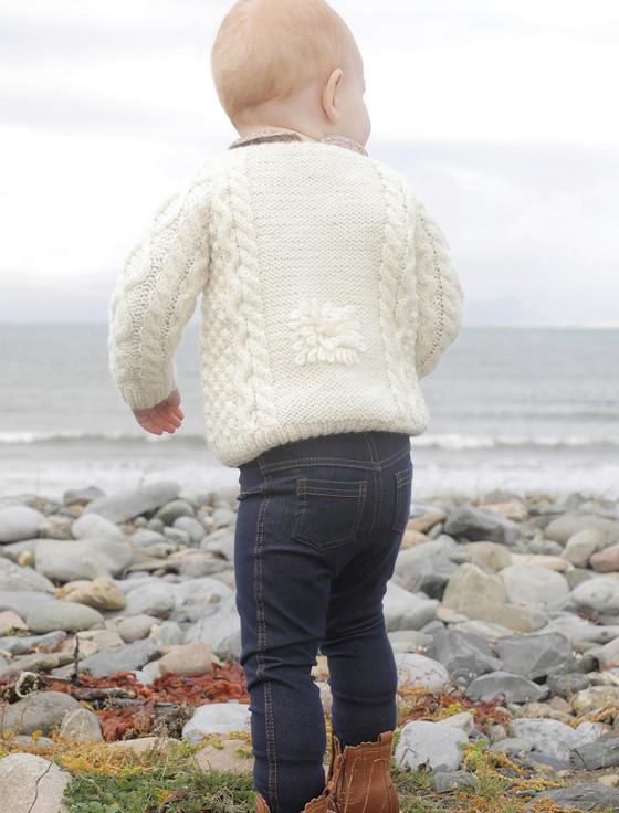 Aran Cashmere Baby Shepley Aran Crew