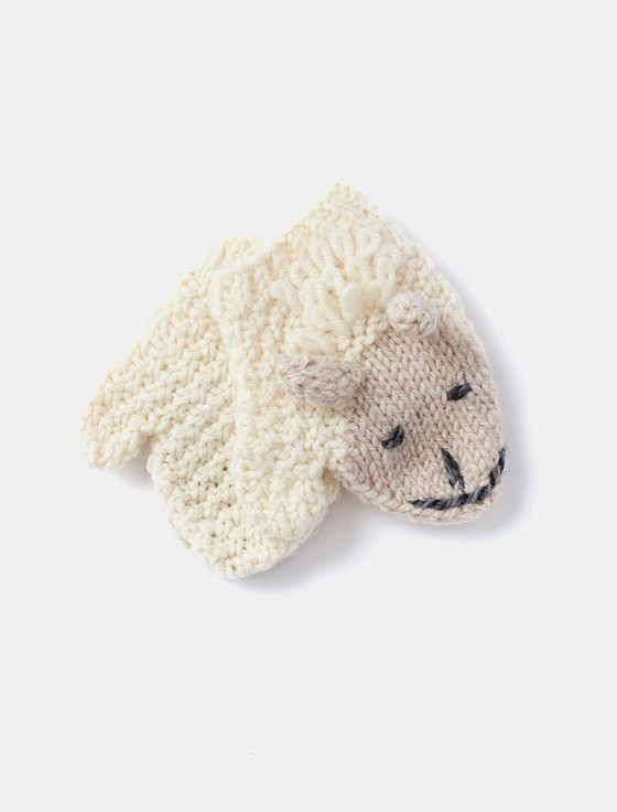 Aran Cashmere Baby Shepley Aran Mittens