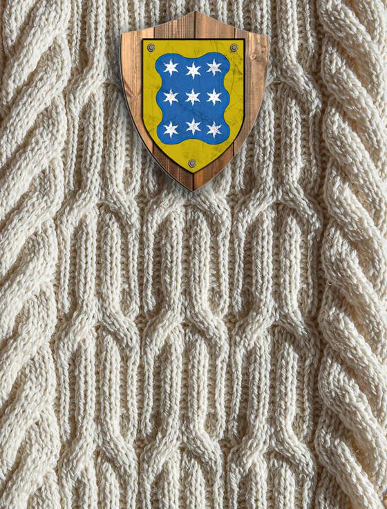 aran cashmere Bailey Clan Aran Throw